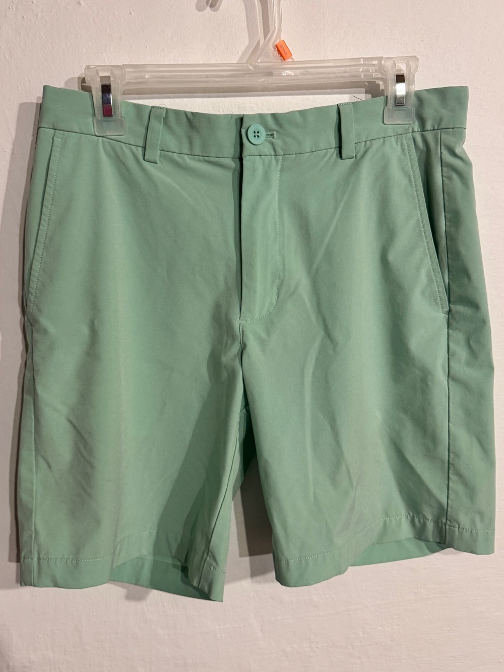 VINEYARD VINES PERFORMANCE Men's Green Flat Front Breaker Short Sz 30
